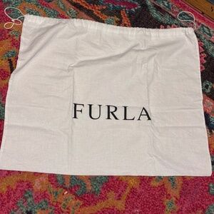 FURLA drawstring dust bag over 20” tall flannel fabric